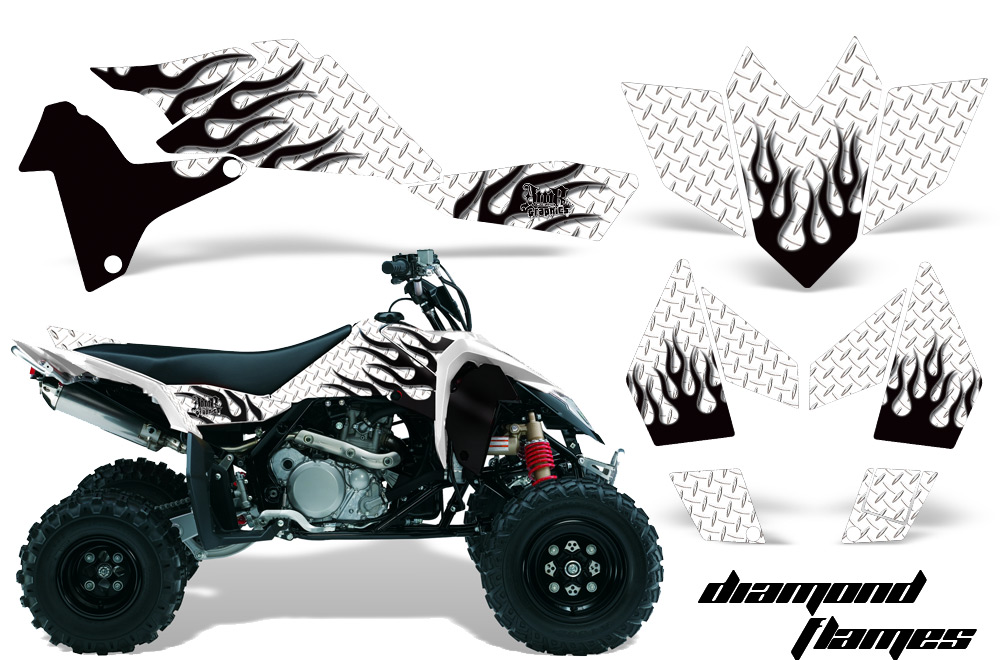 Suzuki LTR450 Graphics Kit DFlames W